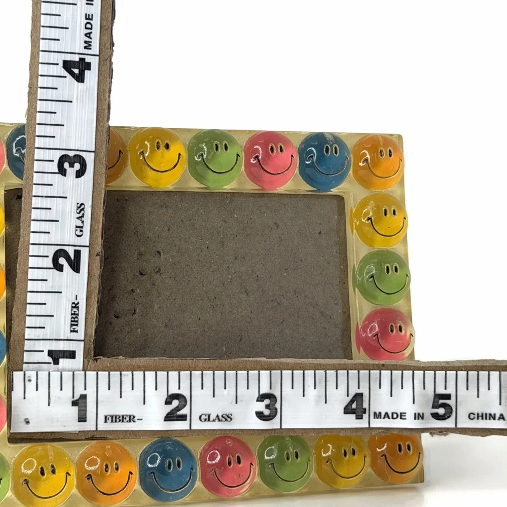 Happy Faces Multicolor Smiley Acrylic Photo Frame